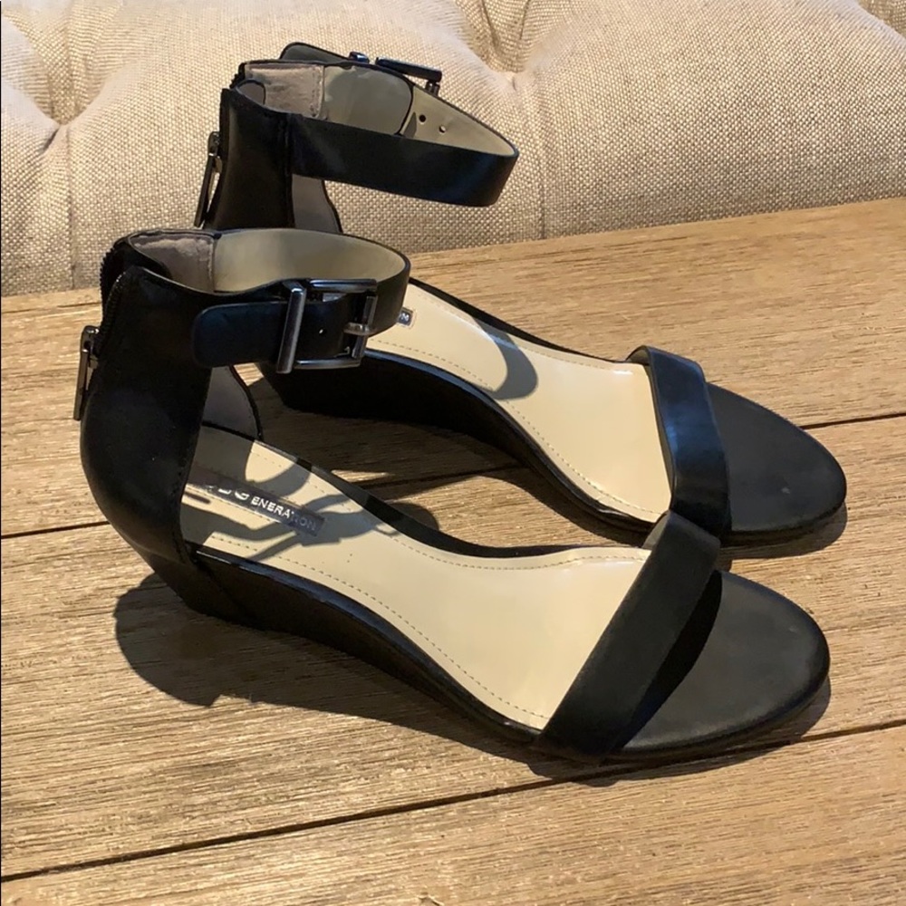 BCBG Low Wedge Sandal